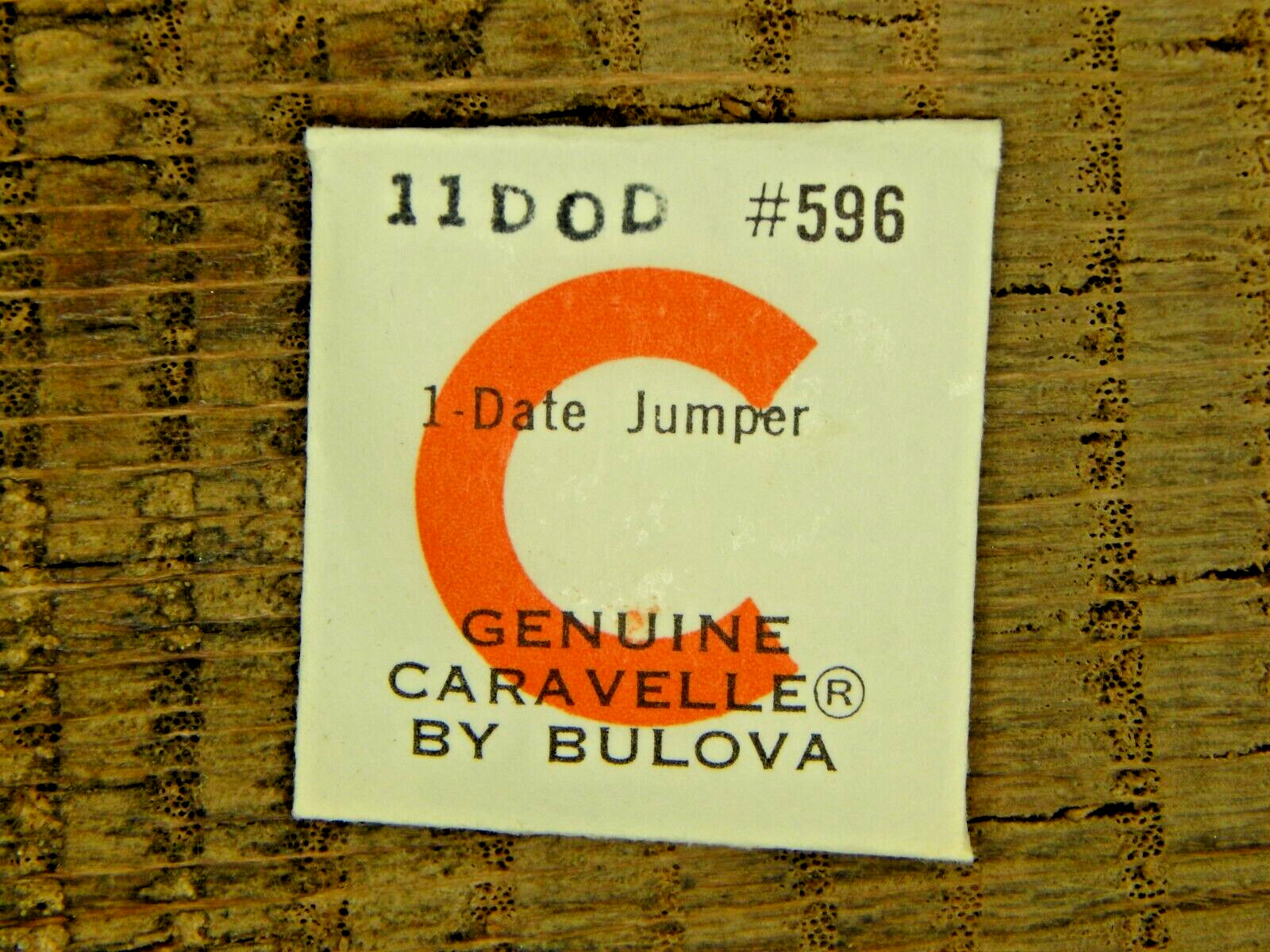 Genuine Caravelle by Bulova 11DOD Date Jumper 596 Watch Part NEW OLD STOCK