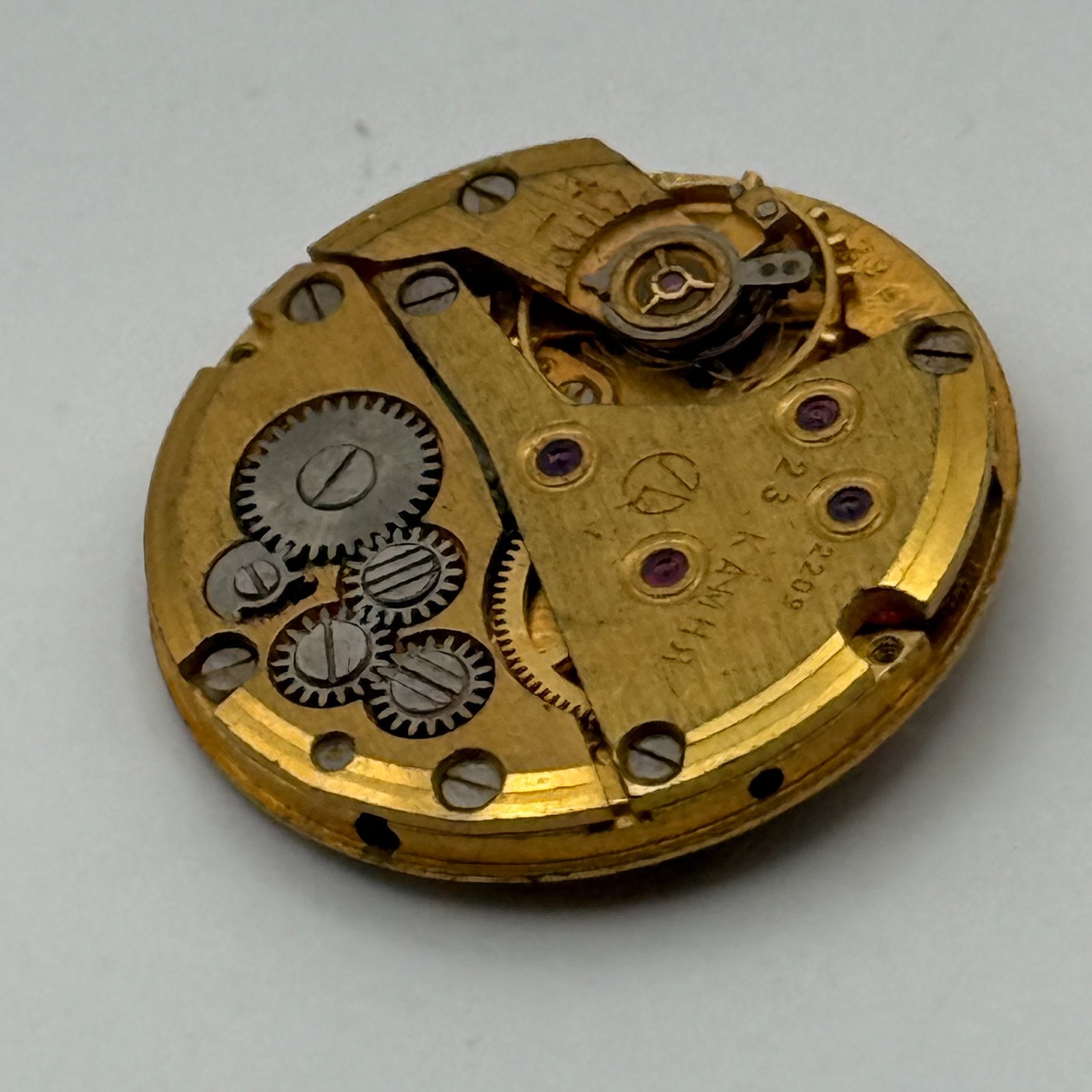 Luch 2209 Watch Movement Soviet Ultra Thin 23 Kamhr Vintage Parts Repair 22.5mm