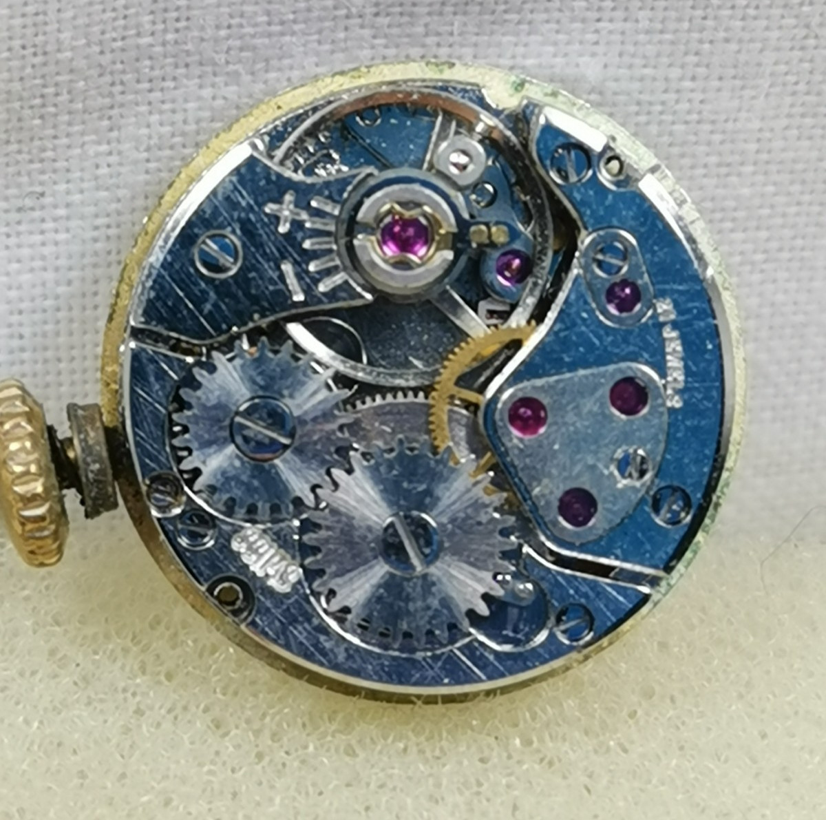 Garrard 21J Cal. ETA 2412 Swiss Wristwatch Movement Repair/Parts