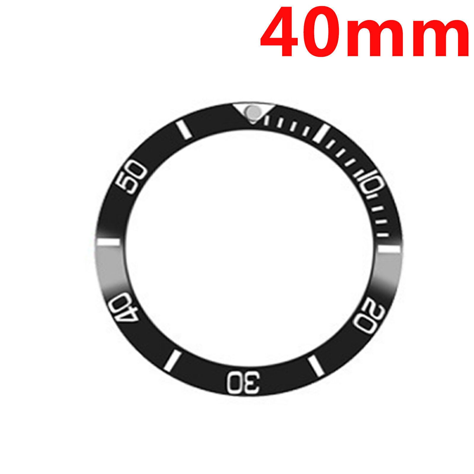 40mm Watch Ceramic Bezel Insert Ring Loop Circle For Submariner 116610 16610