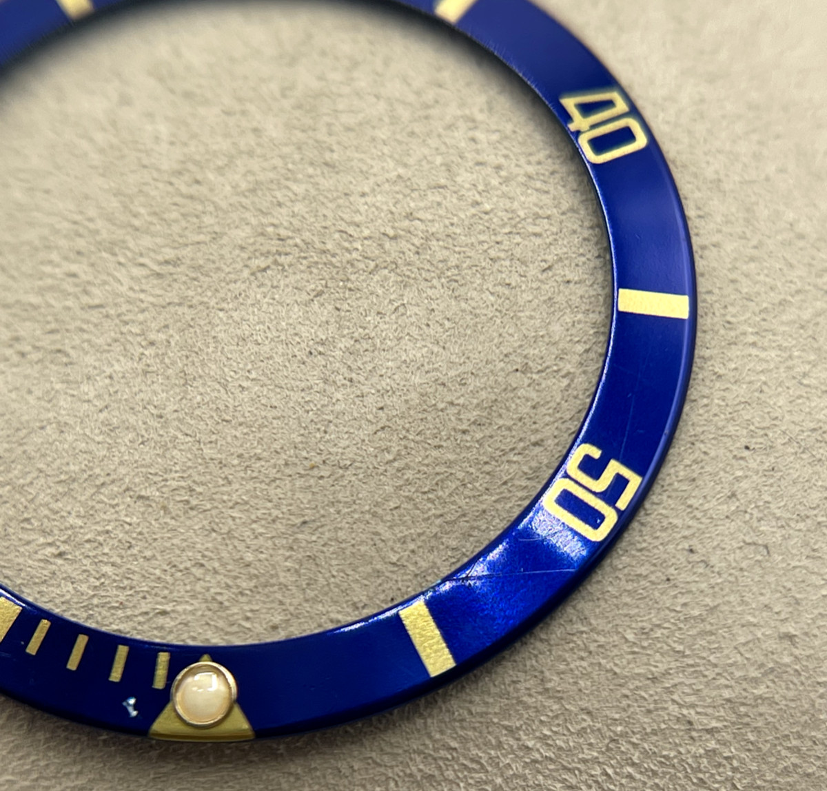 Rolex Submariner 16613 Bezel Insert Blue and Gold B315-16808-182-A1