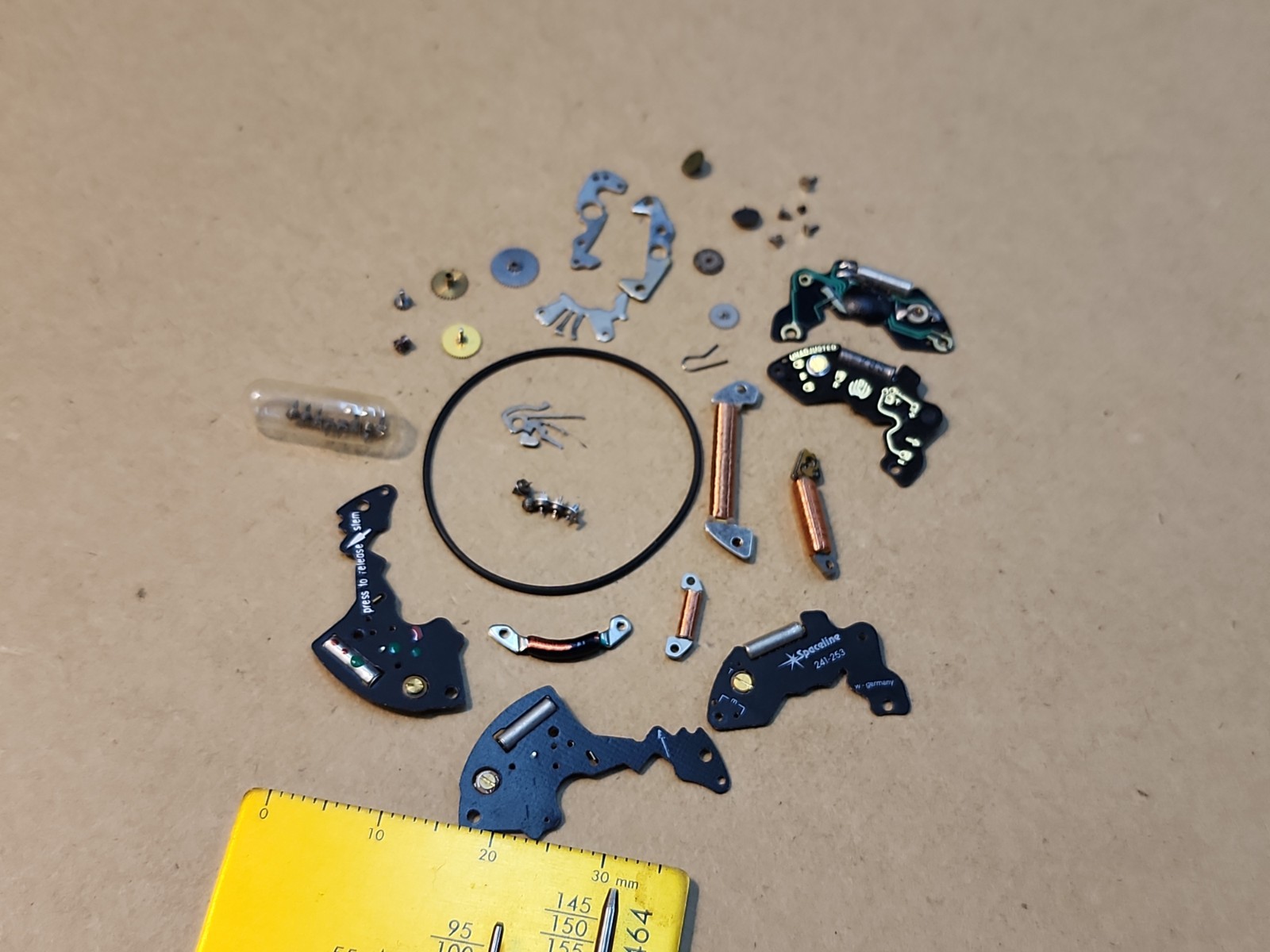 Lot Of Mixed NOS Circuits Coils Quartz Watch Movement Parts Repairs Spares