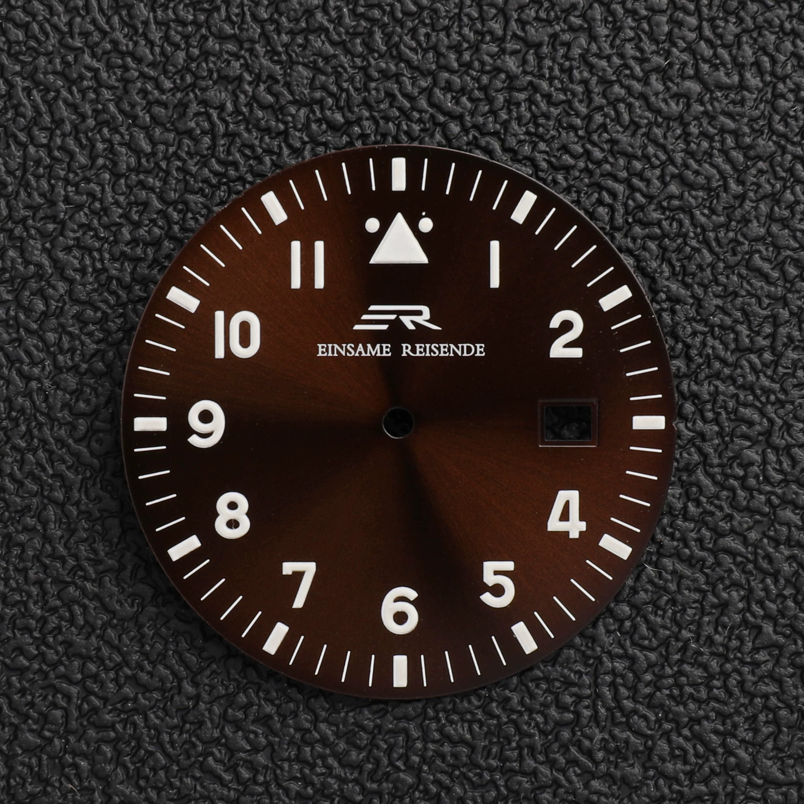 33.5mm Pilot Watch Dial Green Luminous For Nh35 Nh36 Movement Watch Accessories
