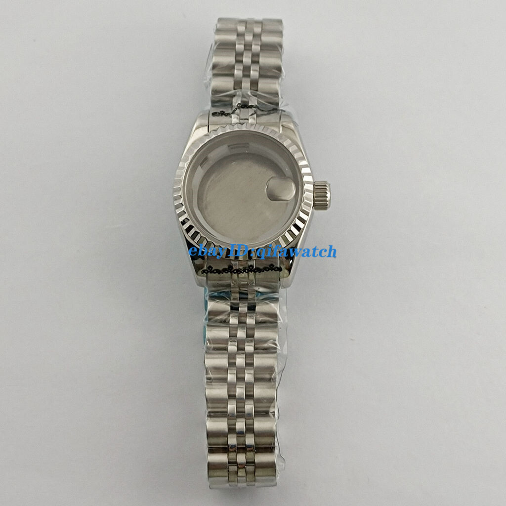 26mm Silver Gold Watch Case Sapphire Glass Fit NH05 NH06 Movement Accessories