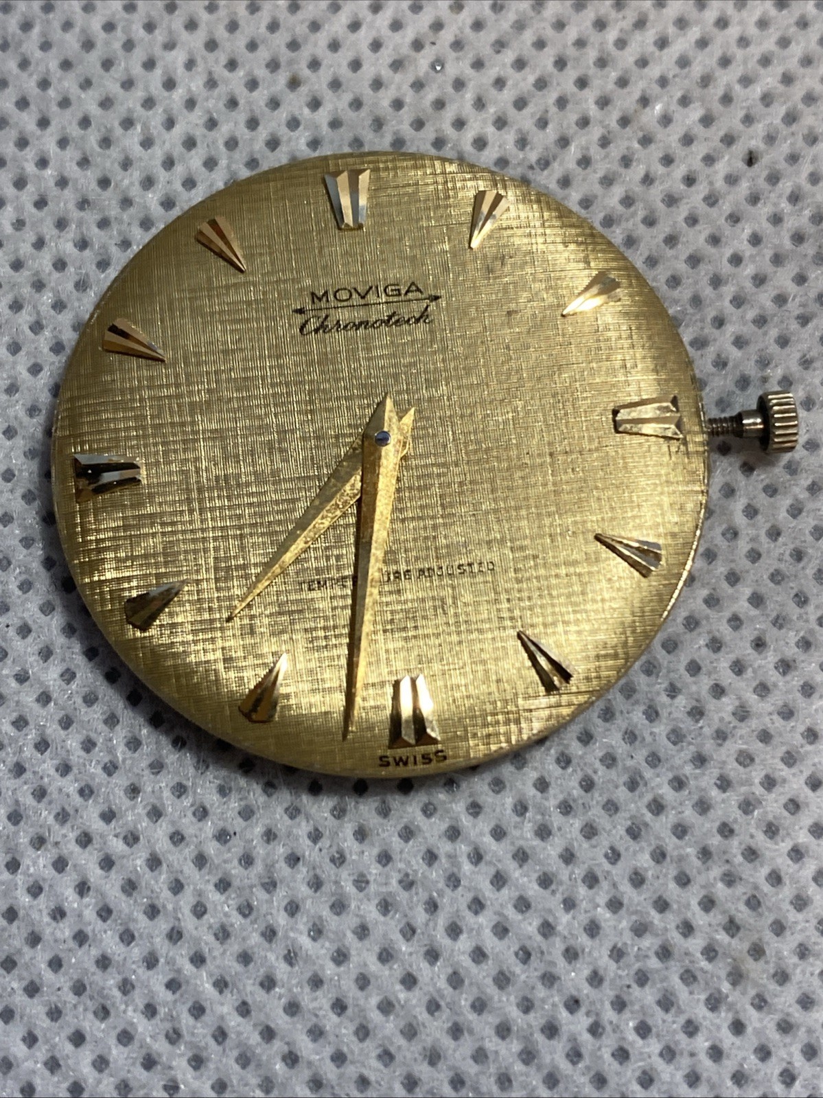 Moviga Marvin Hime Temperature Adjusted 17 Jewels Swiss Watch Movement