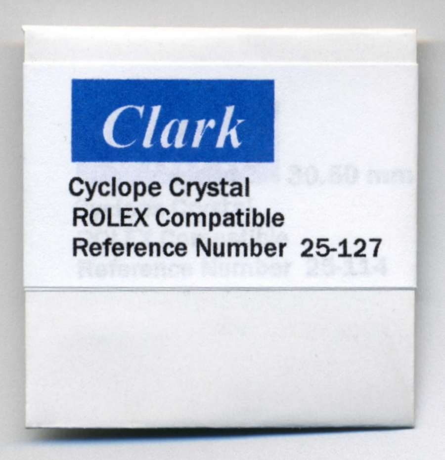 Crystal Ref. # 25-127 127 For Rolex “CLARK” crystals