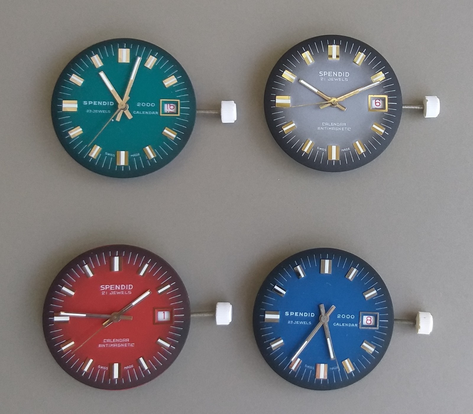 Bettlach EB cal. 8024 Unfinished Vintage Swiss Watch Project Lot New Old Stock