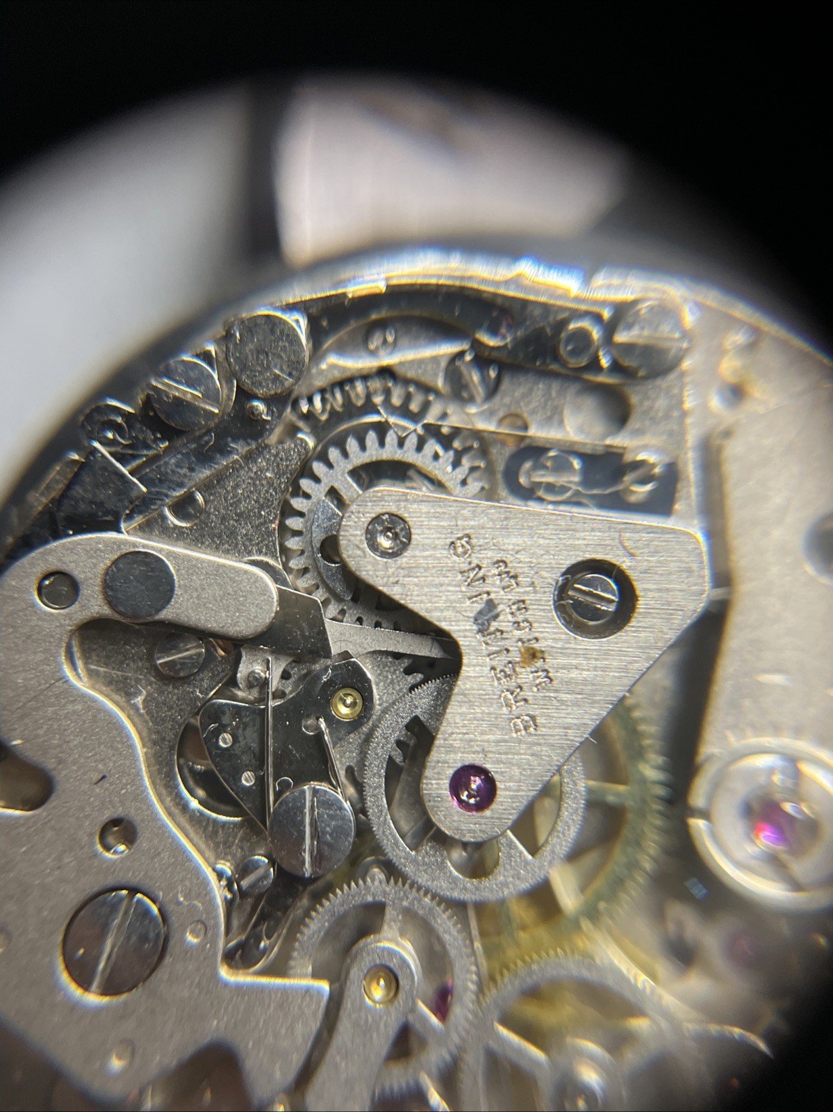 Breitling Cal. 7736 Movement With Navitimer 806-36 Twin Jet Dial And Hands (010)