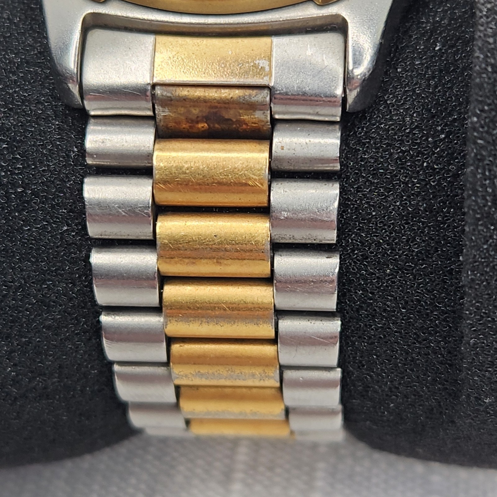 Tag Heuer Watch FOR PARTS 964.013 Gold and Silver Tone NOT WORKING