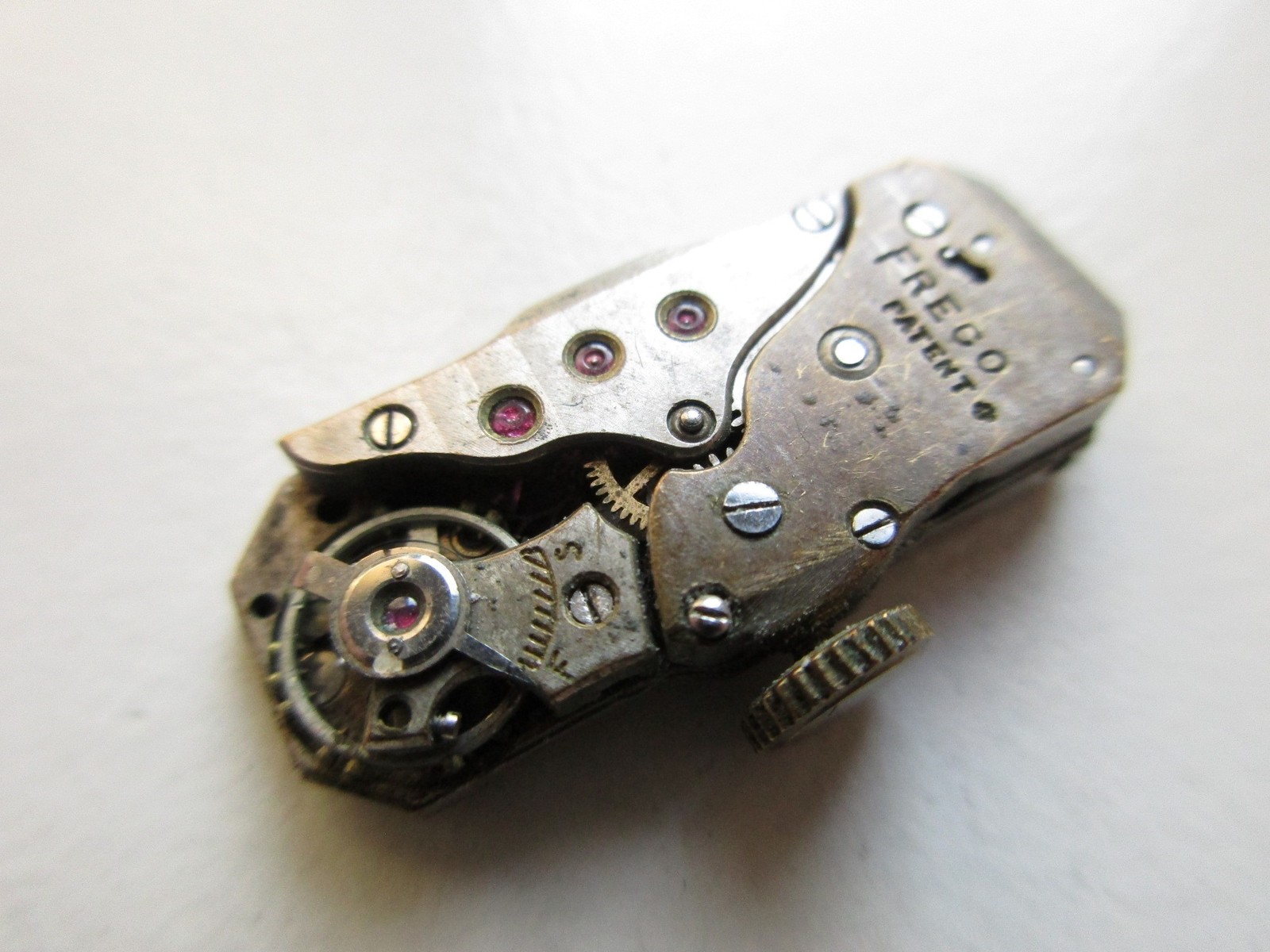 FRECO vintage baguette watch movement 15 x 24.2 mm – for parts