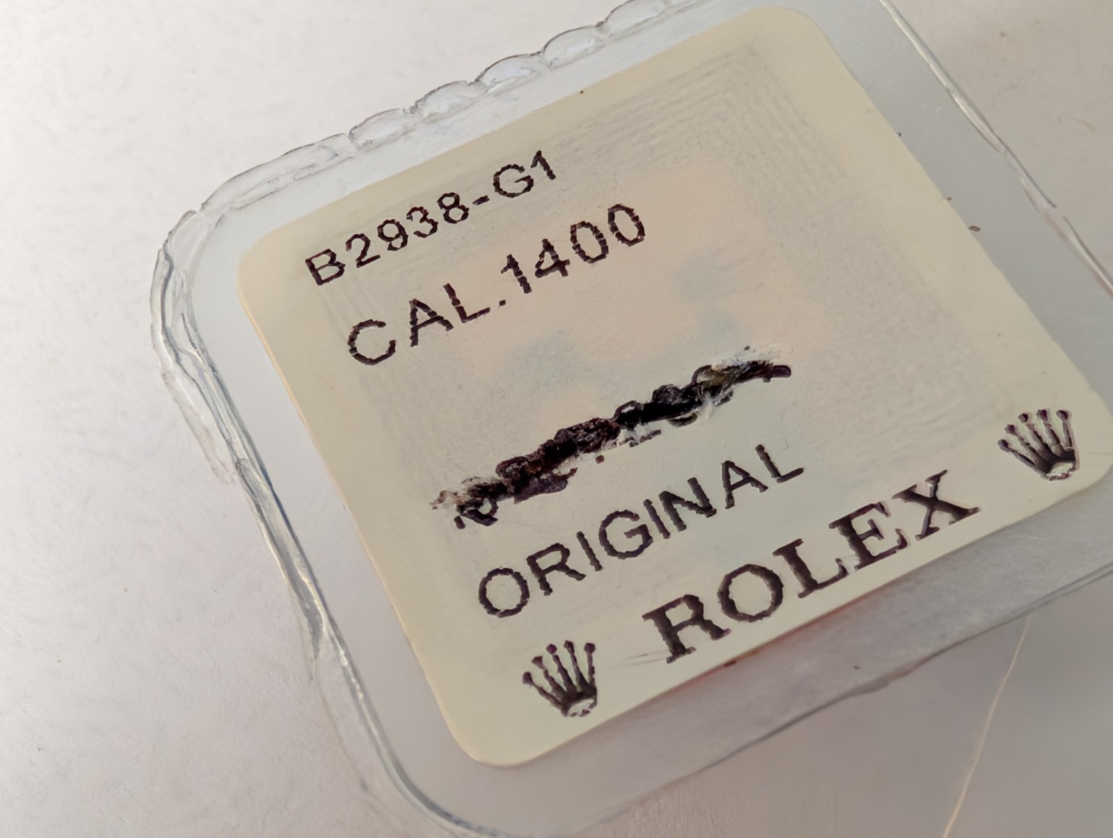Original Rolex 1400 2938 Balance Complete, Wheel Spring for Ladies’ Watch Moveme