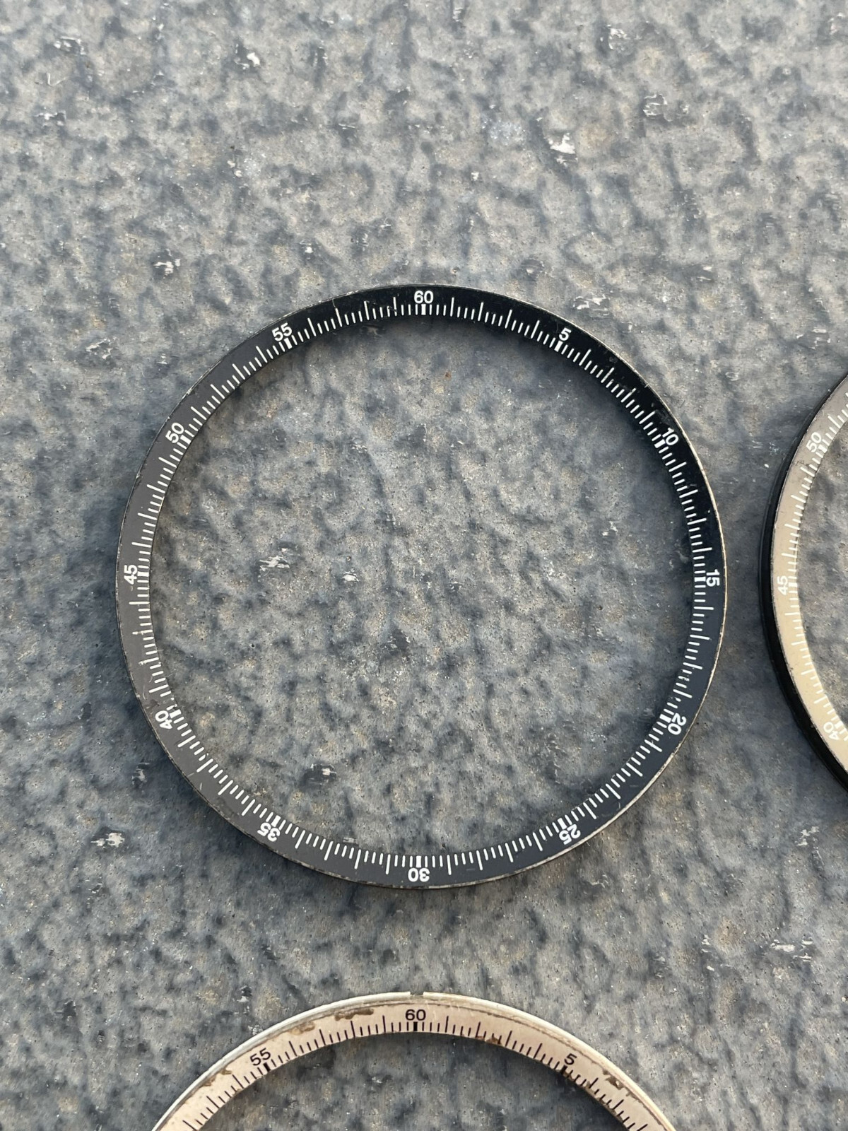 6pcs of 100% original IWC Portugieser chronograph INNER bezel ref.: 371615 !
