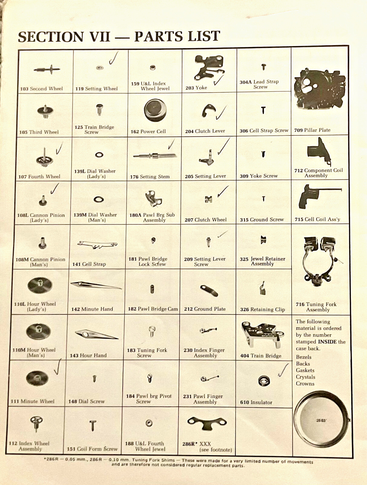 Bulova Accutron 221 Watch Parts $4.99 -$49.99