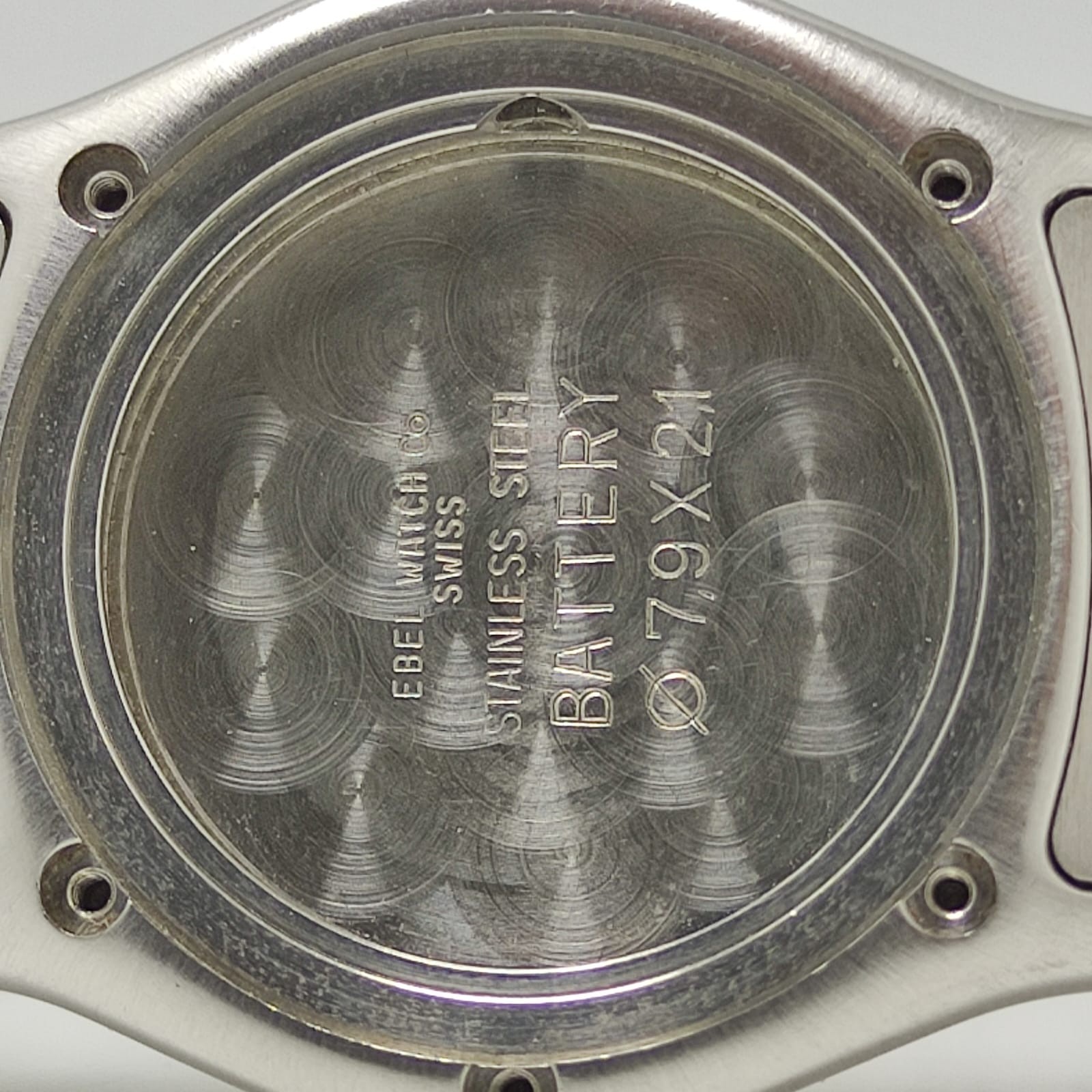 Ebel Classic Wave Stainless Steel Quartz Ladies Vintage Watch Case and Bracelet