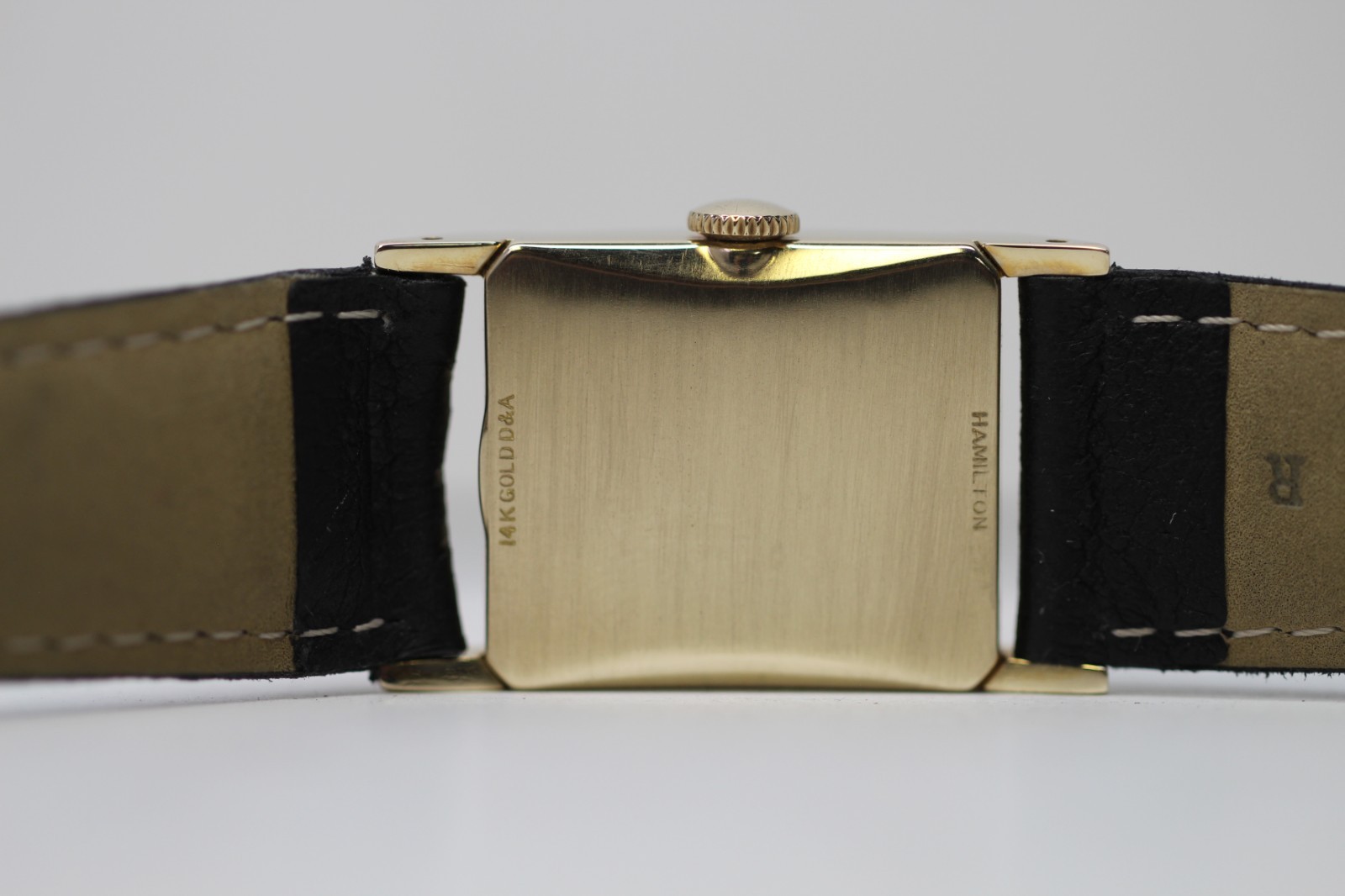 Vintage Hamilton W/W “STAFFORD” 14k Solid Gold Mens Wristwatch Running A+A+