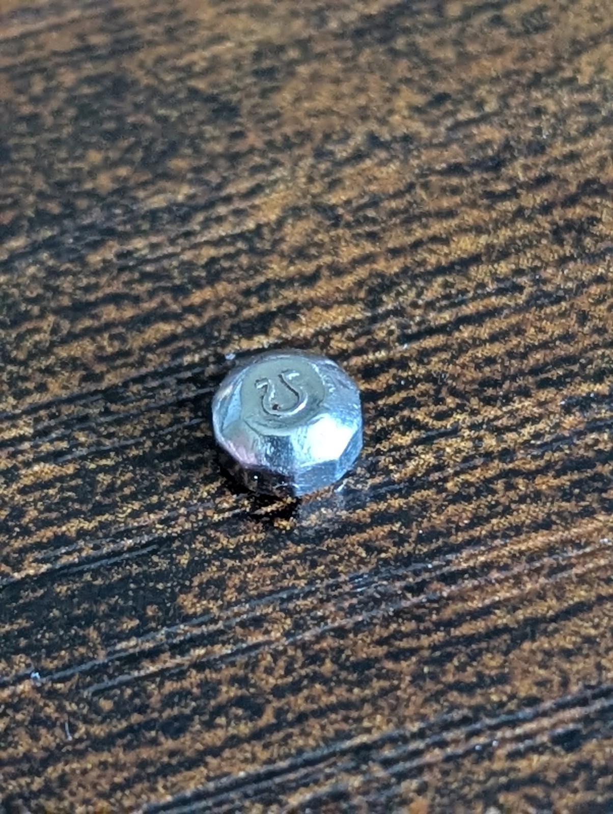 Omega Constellation Watch Crown, Decagon Shape, Used, 5mm X 2.8mm Tap 11 #P967