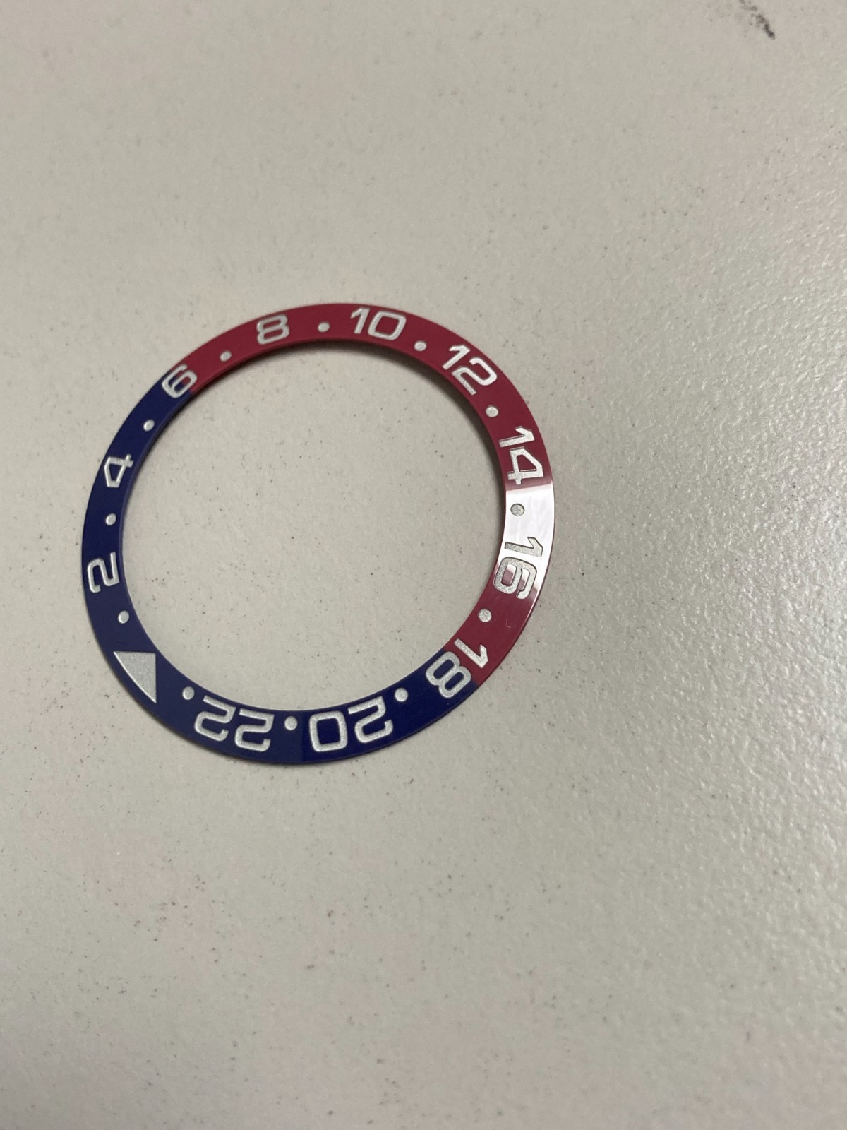 Pepsi Watch Bezel Insert Fits Rolex GMT Master II 116710 126710BLRO Blue Red