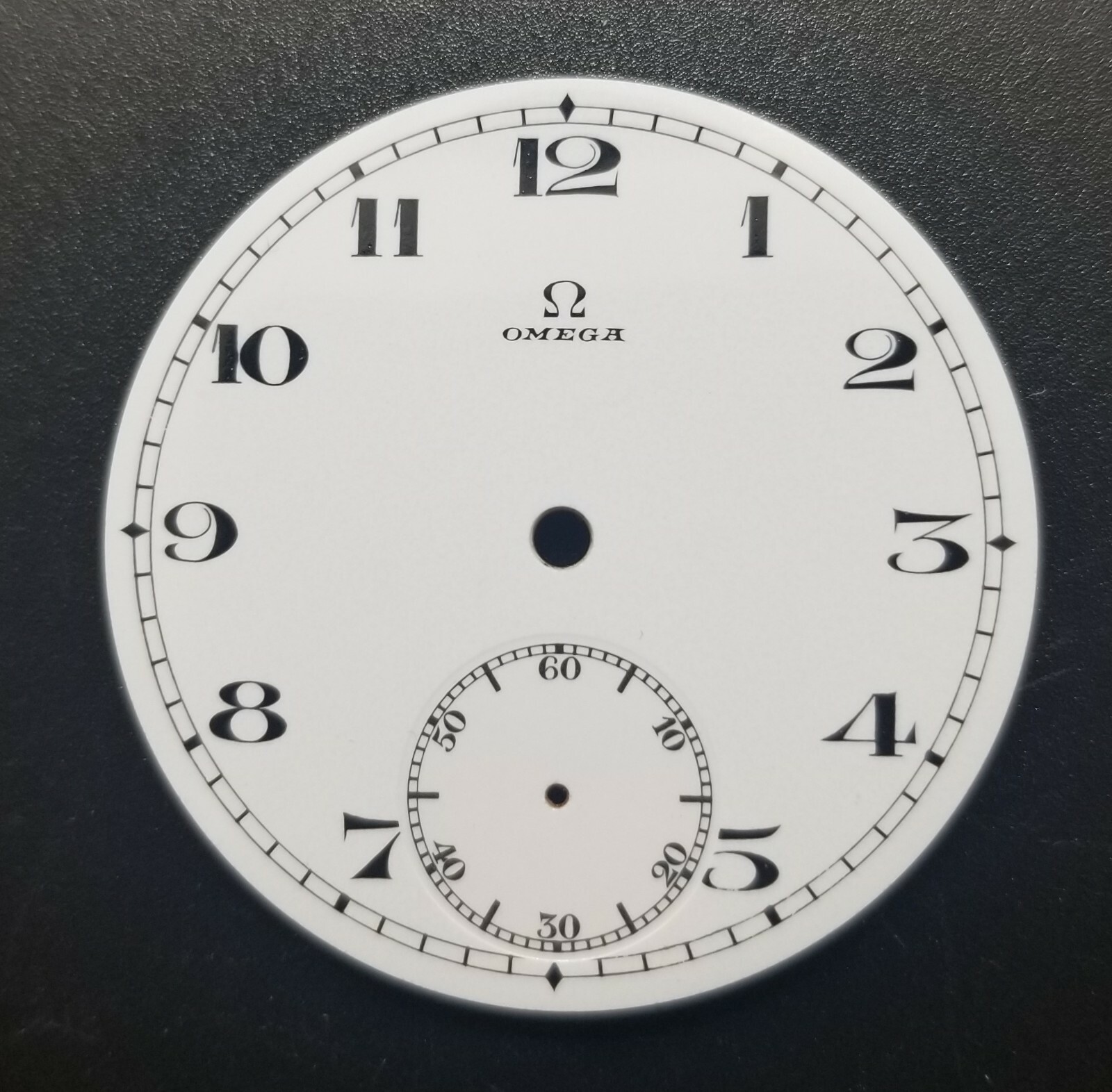Omega porcelain watch dial 16s, 42.04mm perfect condition  (167-189)
