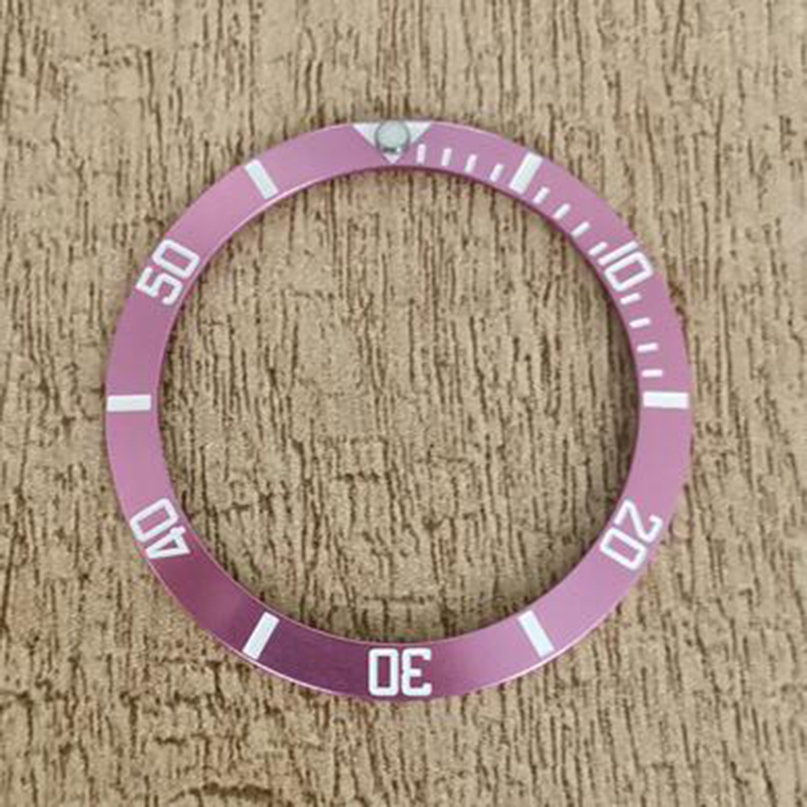 Magnesium Aluminum Watch Bezel Luminous Insert Ring for 40MM SUB Watch Case