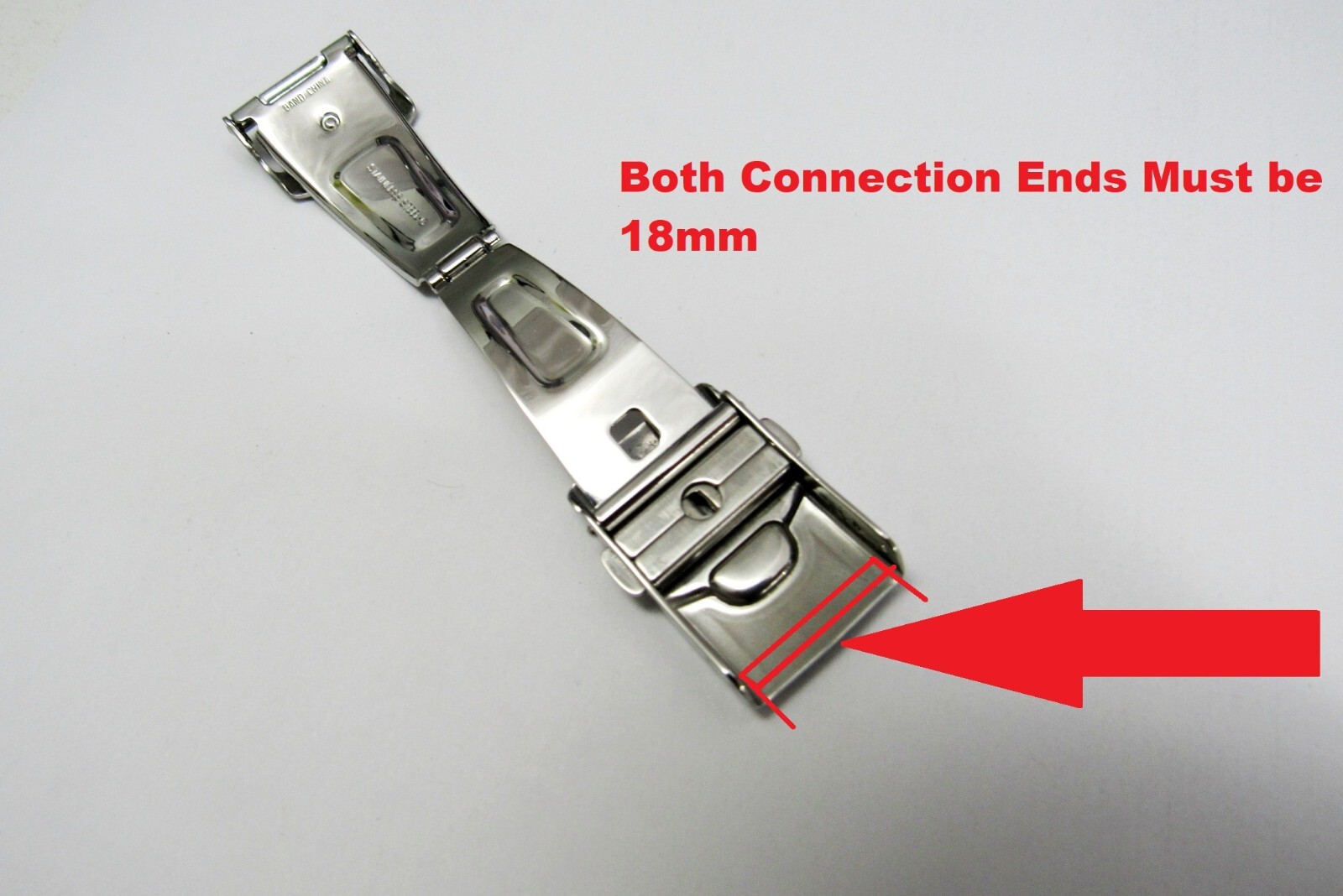 18mm Seiko Original Flip Over Safety Watch Clasp