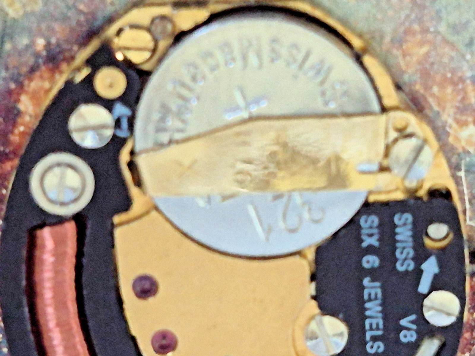 ETA 976.001 Movement Running , Austern Paul, Stem & Hands Fits Many Other Brands