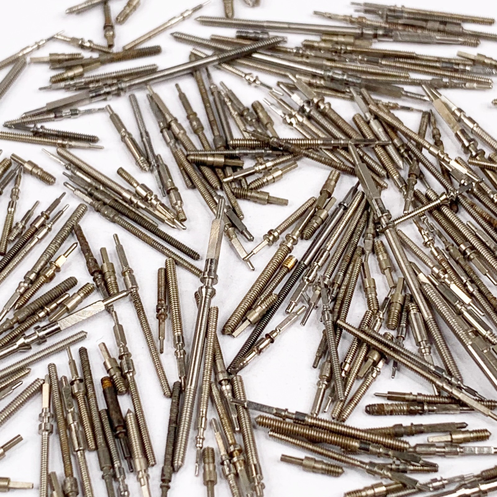 25 Watch Stems Parts vtg steampunk altered art watchmakers lot crafts movements