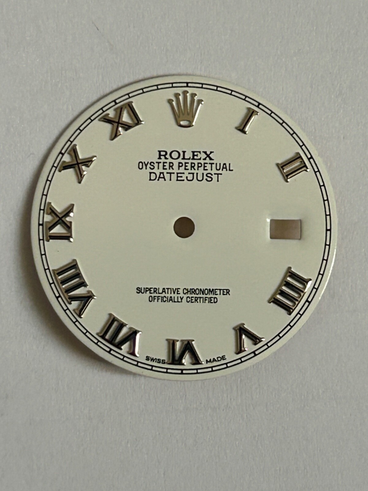NEW Original Rolex Datejust 116200 white Dial with Roman Date from 2019
