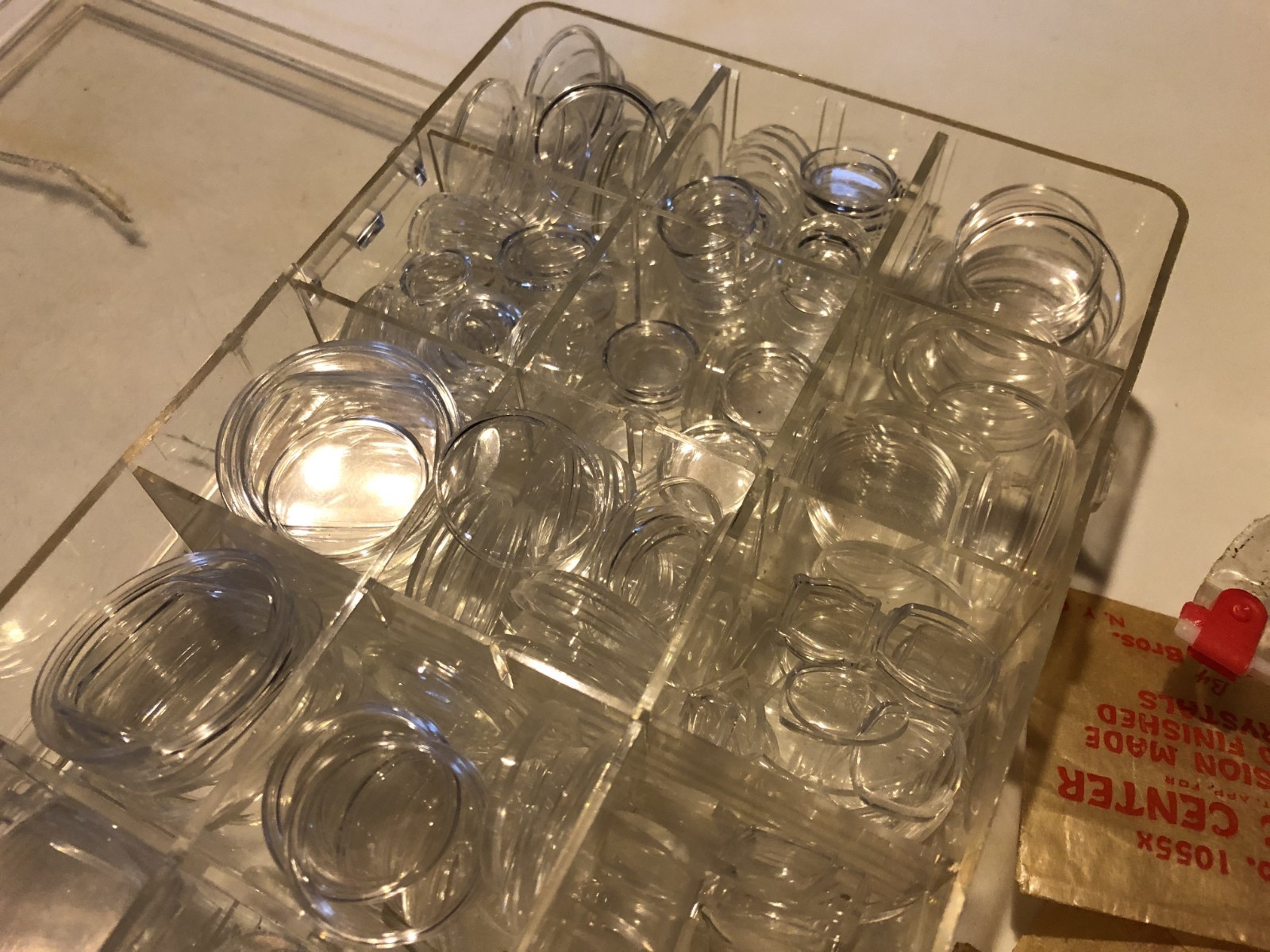 Lot of Vintage NOS Round Plastic Watch Crystals – Various Sizes