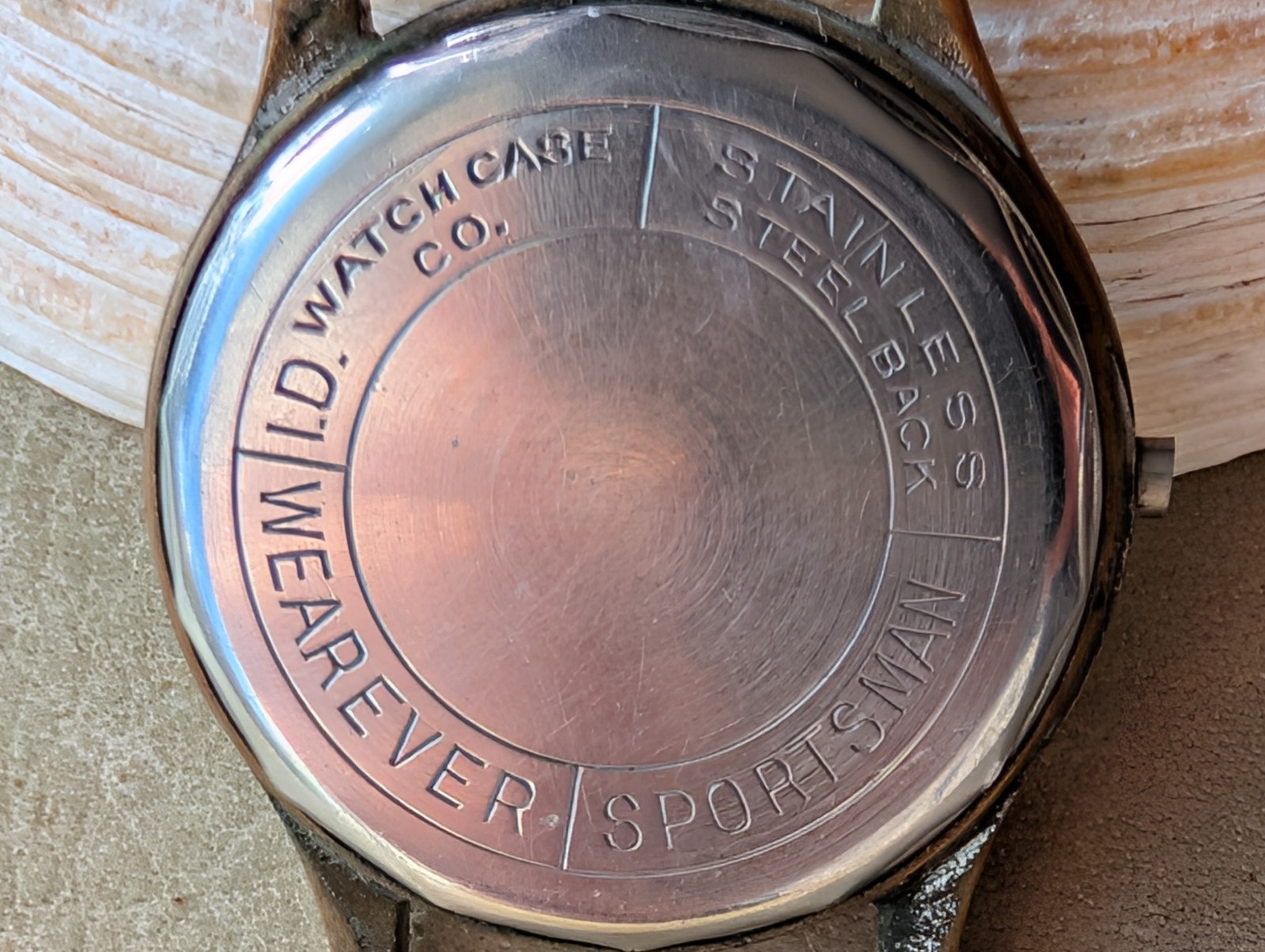 Vintage 1960’s Nassau Sportsman Midsize Watch CASE/CRYSTAL/SWISS ONLY DIAL COMBO