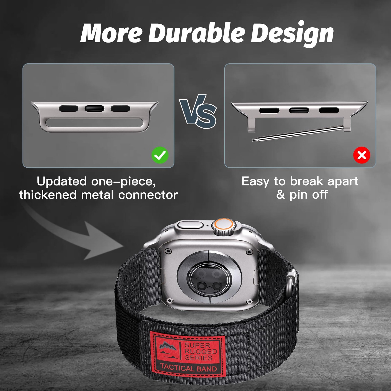 Ultra Watch Band Compatible with Apple Watch Ultra 3/2 /1 Ultra Band 49mm 46mm 4