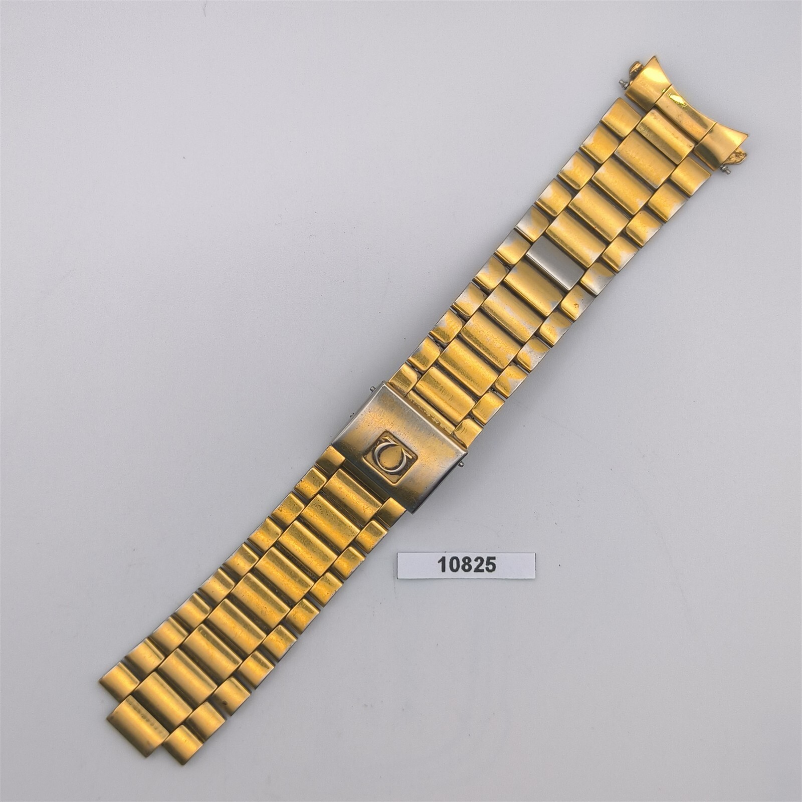 VINTAGE OMEGA SEAMASTER GENEVE 19mm GOLD BAND FOR MENS WATCHES BVT010825