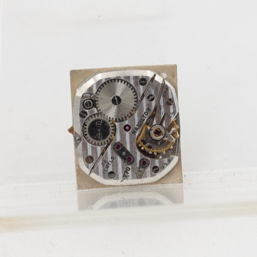 HAMILTON CAL. 770, 22j TANK WRIST WATCH MOVEMENT FOR REPAIR (IE)