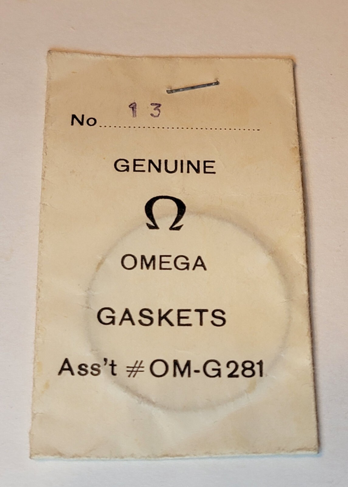 NOS OEM Original Omega watch parts watchmaker choose from list