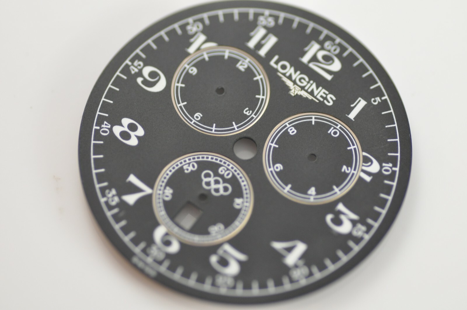 Longines Olympic Chronograph Watch Dial fits movement L2.649.4 541.2 ETA 251.262