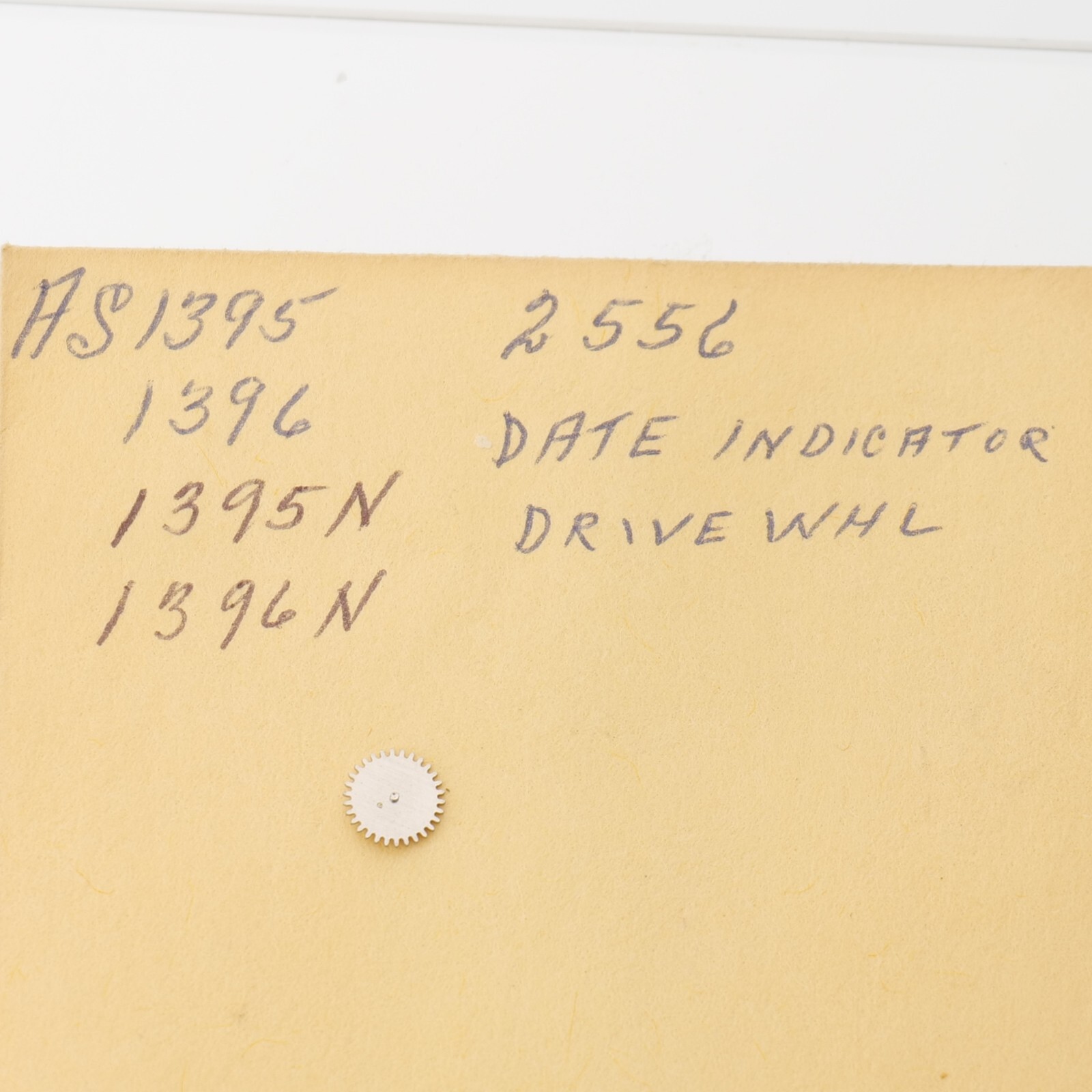 AS 1395, 1395N, 1396N Watch Part Date Indicator Driving Wheel #2556 (C4D11)