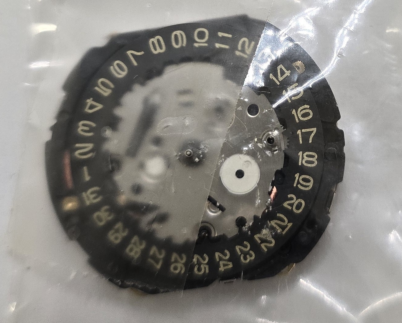DEFECTIVE with defects U5T5226 Quartz Movement Chronograph For Parts G3D