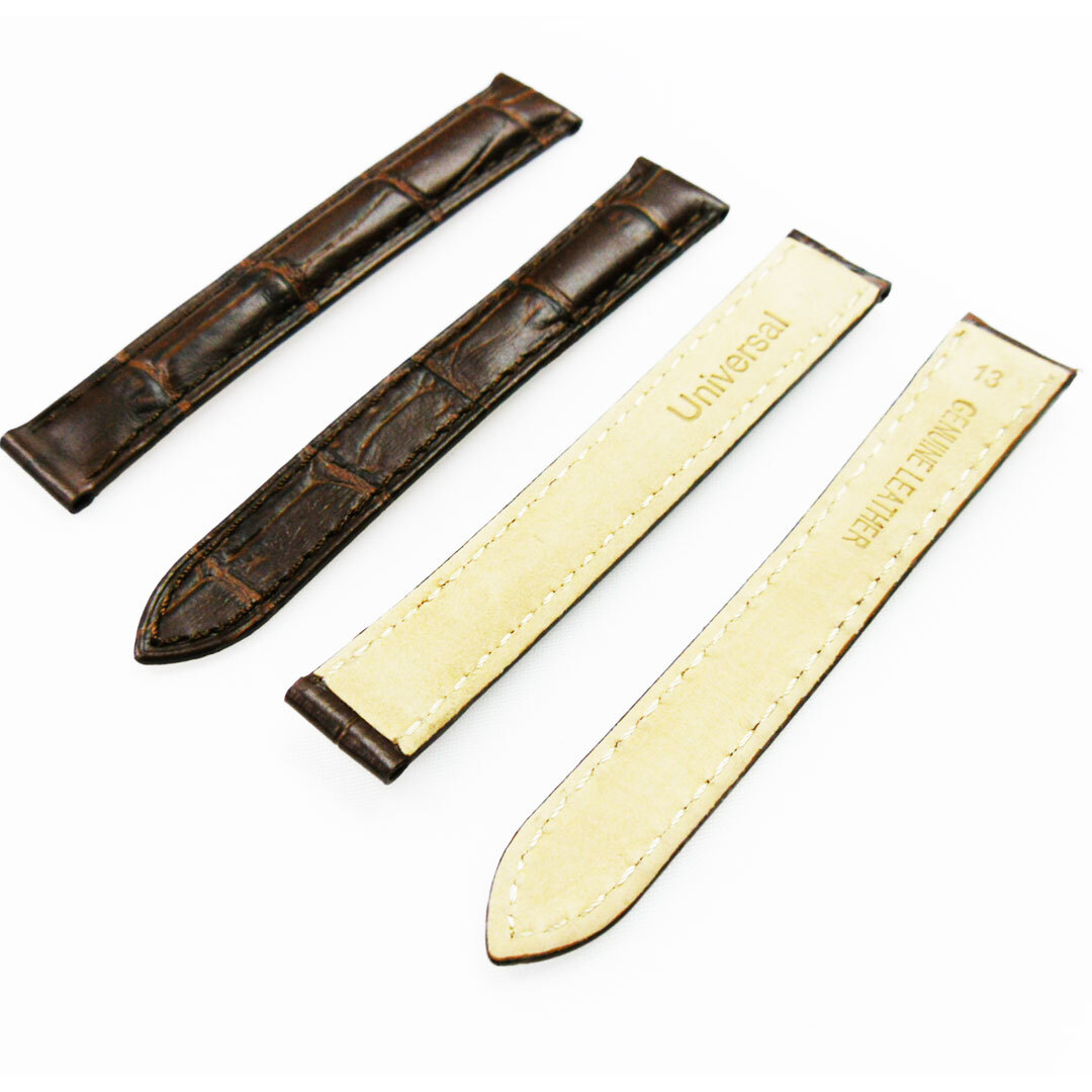 Watch Band Genuine Leather Alligator Grain (PADDED) fit Cartier Watch , 13X12MM