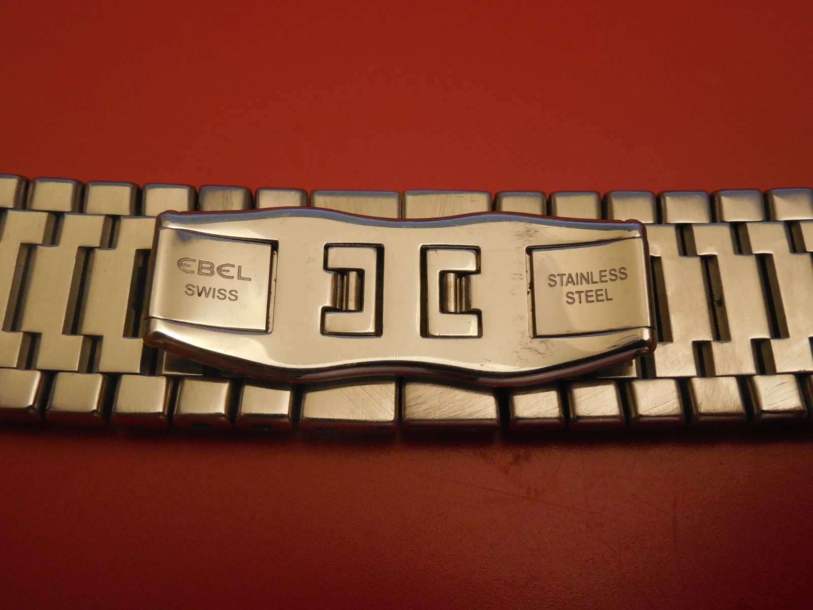 EBEL TUTONE STEEL 22MM STRAP BAND BRACELET FOR 40MM CLASSIC WAVE CHRONOGRAPH