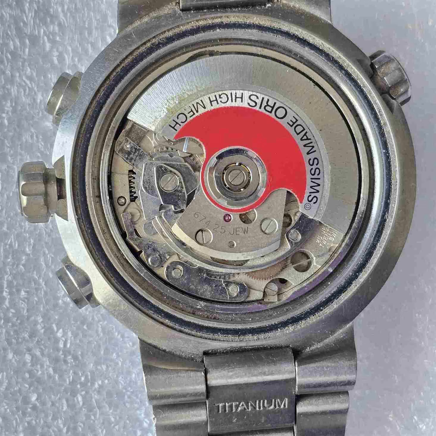 ORIS AQUIS TITAN Chronograph. Ref: 7542. Cal: ETA-7750. For Repairs