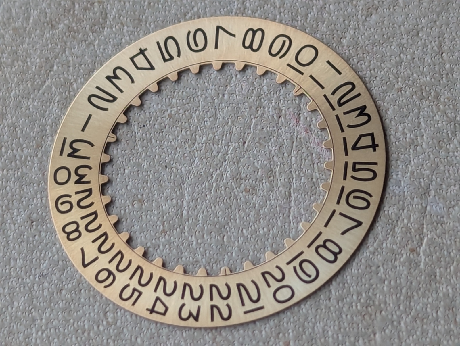 Genuine Vintage Rolex Champagne Date Wheel w/Flat Top 3’s,Open 6 & 9’s EXCEPT 26