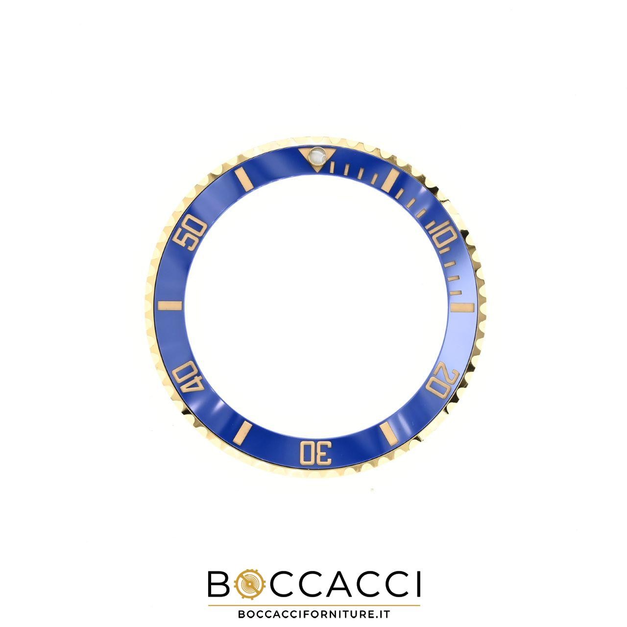 GENERIC Compatible Complete Bezel With Blue &Gold Ceramic Insert for ROLEX Su…