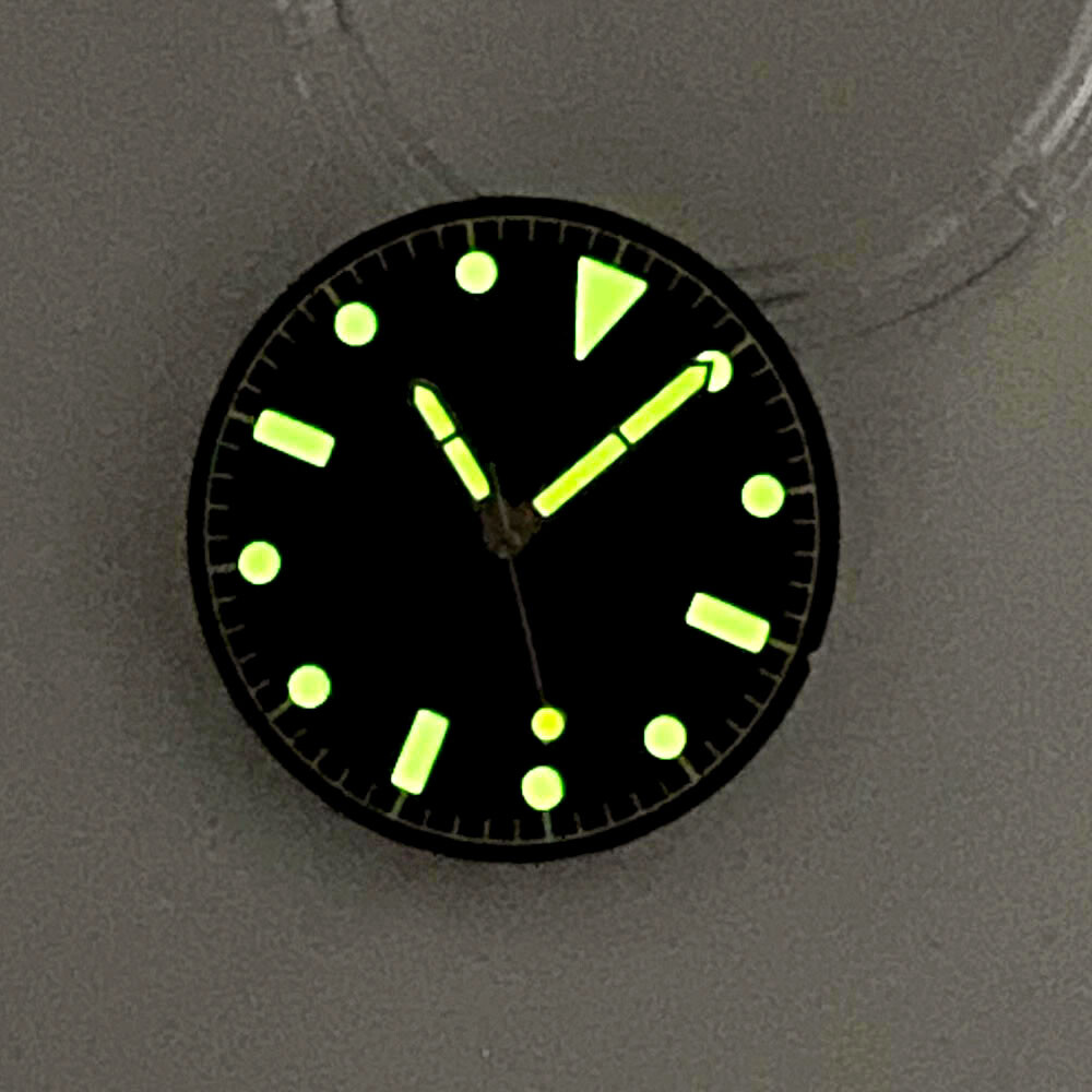 29mm Luminous Black Watch Dial Hand Fit miyota 8215 8215 NH35 NH36 2824 2836