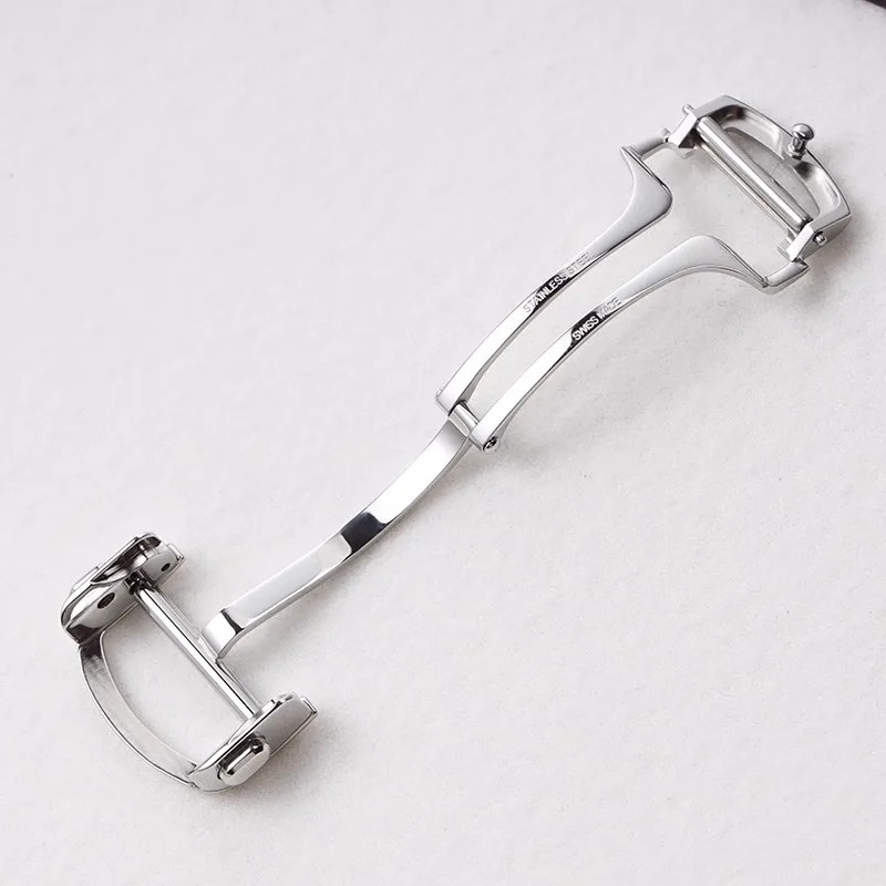 14mm 16mm 18mm Buckle Deployment Clasp Fits Cartier Leather Strap Band