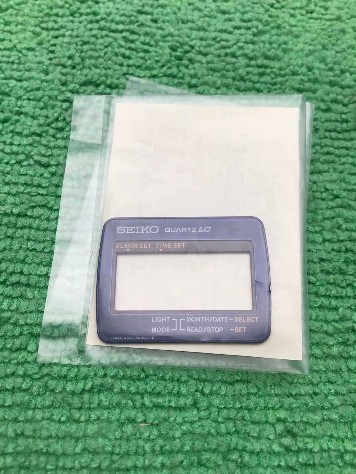 Genuine Seiko A133 500035C9 Panel Cover Quartz LC Watch Part