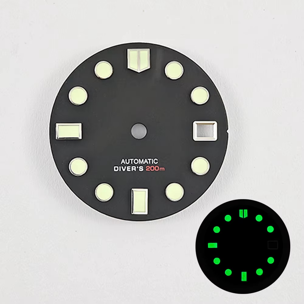 NH35 28.5Mm No Logo Sterile Sanding Watch Dial for NH35A NH36 Movement High Qual