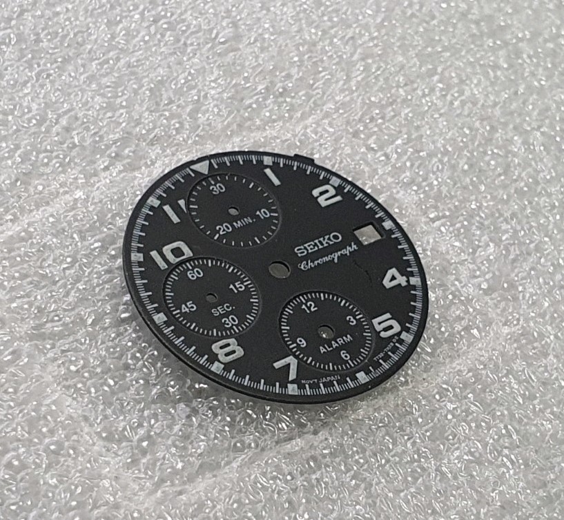 Seiko Chronograph 7T92-0BL0 Watch Dial Part Genuine Seiko Dial Part