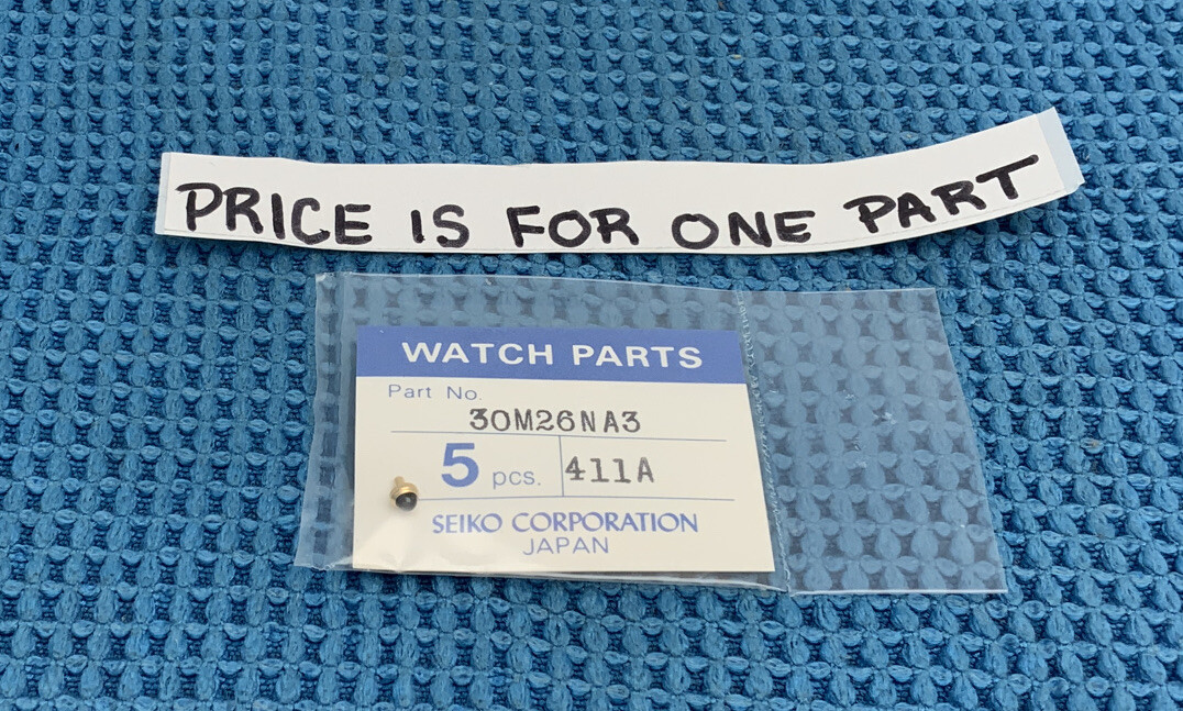 SEIKO crown 30M26NA3 Original New Old Stock. Price For One Crown. 22m-30n R