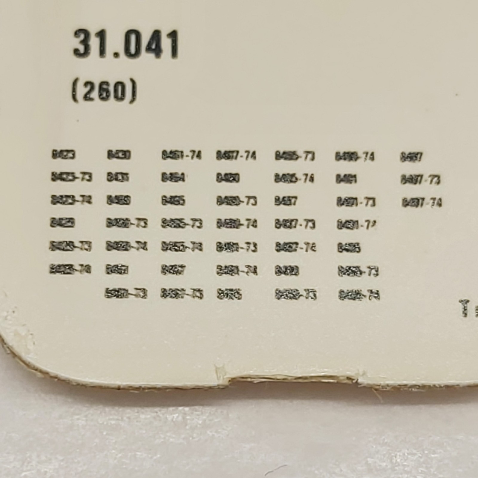 EB 8481 Ebauches Bettlach – See Pack – Minute Wheel – Part 260 – 10.5”’ (AC683)
