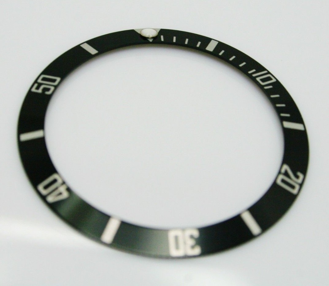 Aluminum Bezel Insert Rolex Submariner 16610 16800 16613 16800-81 Black Silver
