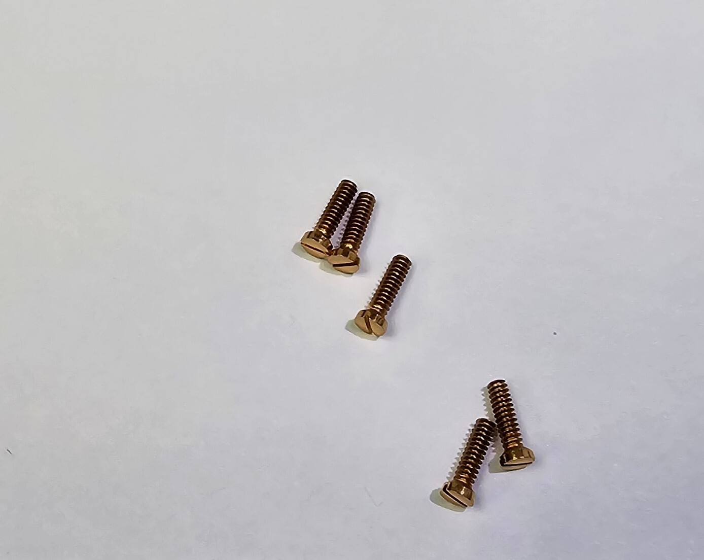 CARTIER SANTOS 100 CHRONO WATCH 18K ROSE GOLD BEZEL SCREW X 5 (NOS & ORIGINAL)